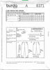 Picture of B33 BURDA 6371: PANTS SIZE 10-20