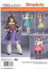 Picture of B67 SIMPLICITY 1350: GIRL'S COSTUME SIZE 7-14