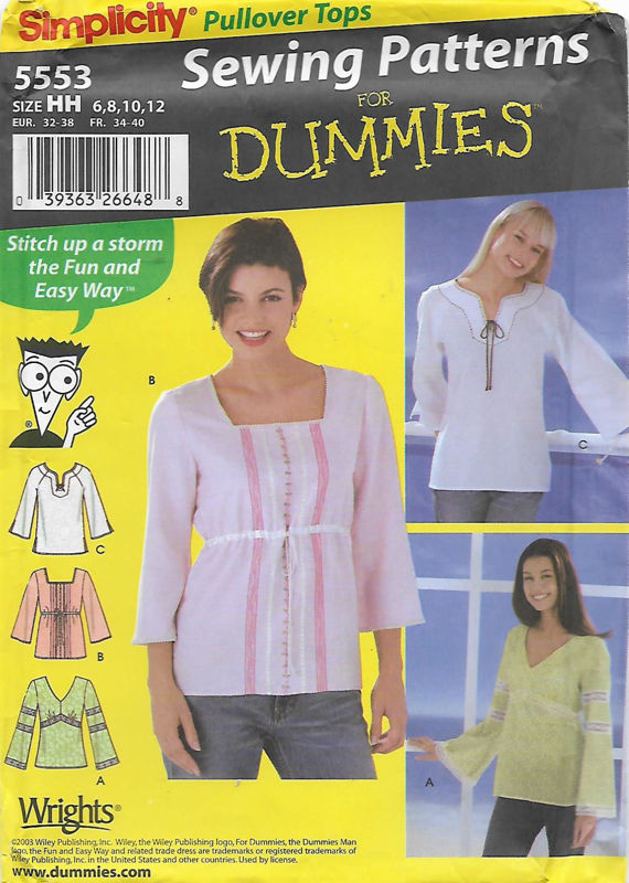 Picture of B235 SIMPLICITY 5553: TOP SIZE 6-12