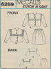 Picture of C218 McCALL'S 6269: GIRL'S TOP & SKIRT SIZE 3-6