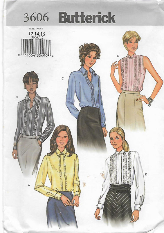 Picture of C247 BUTTERICK 3606: BLOUSE SIZE 12-16