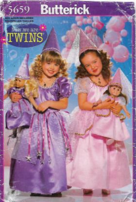 Picture of C325 BUTTERICK 5659: GIRL'S COSTUME SIZE 2-6