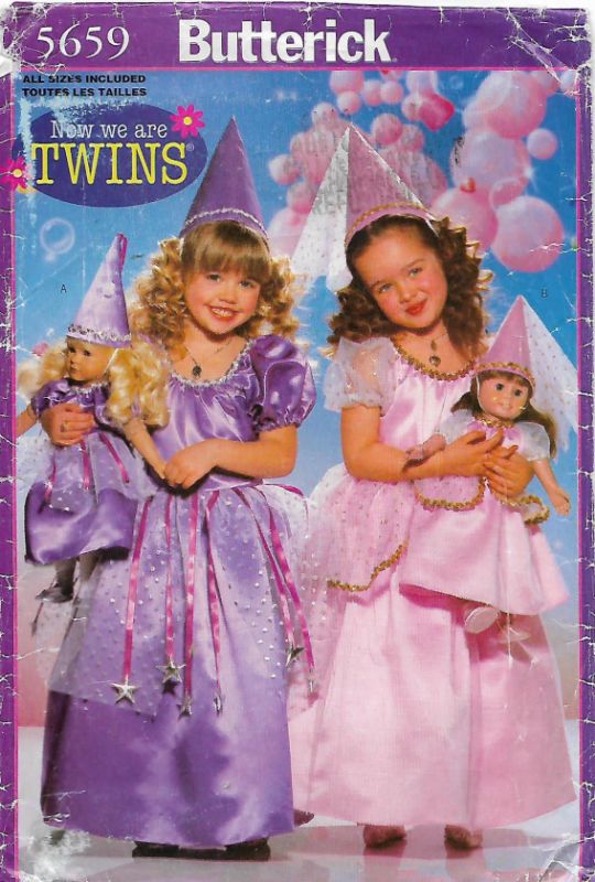 Picture of C325 BUTTERICK 5659: GIRL'S COSTUME SIZE 2-6