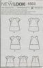 Picture of B17 NEW LOOK 6503: GIRL'S DRESS SIZE 6M-4