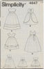 Picture of B247 SIMPLICITY 4647: GIRL'S DRESS SIZE 5-8