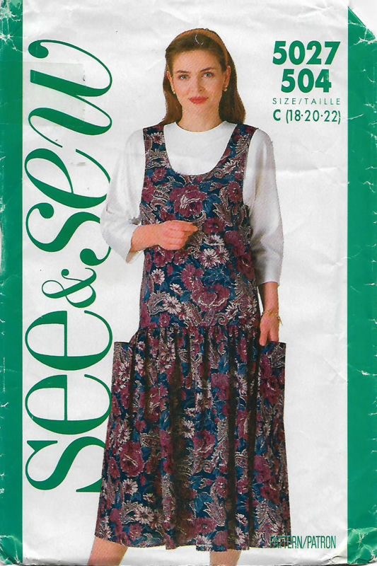 Picture of C272 SEE/SEW 5027-504: DRESS & TOP SIZE 18-22