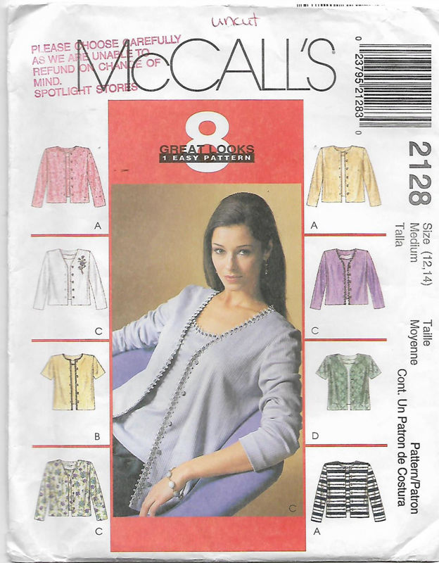 Picture of C3 McCALL'S 2128: CARDIGAN & TOPS SIZE 12-14