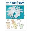 Picture of B301 KWIK*SEW K2433: BABY MIX & MATCH SIZE XS-XL