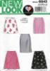 Picture of B192 NEW LOOK 6843: SKIRT'S SIZE 8-18