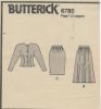 Picture of A92 BUTTERICK 6780: TOP & SKIRT SIZE 6-10