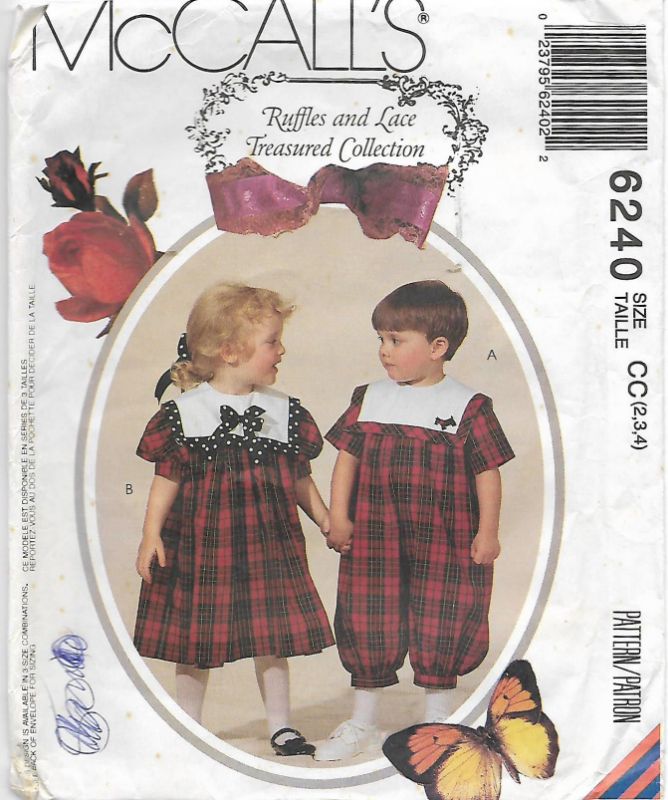 Picture of C179 McCALL'S 6240: JUMPSUIT & DRESS SIZE 2-4