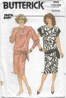 Picture of A11 BUTTERICK 3558: TOP & SKIRT SIZE 8-12