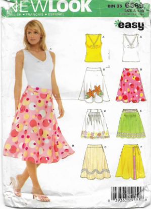 Picture of B276 NEW LOOK 6569: TOP & SKIRT SIZE 8-18