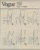 Picture of B166 VOGUE 7757:  CHAIR COVERS 