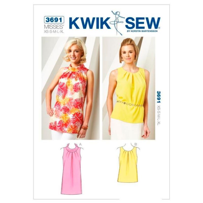 Picture of B7 KWIK*SEW K3691: TOP'S SIZE XS-XL