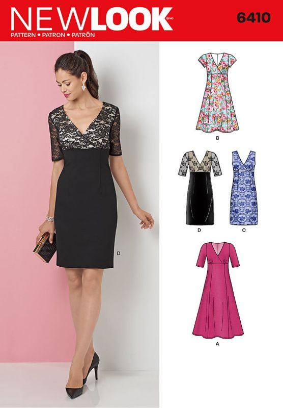 Picture of C353 NEW LOOK 6410: DRESS SIZE 10-22