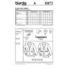 Picture of B191 BURDA 6872: MEN'S JACKET SIZE 34-44 CHEST 