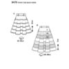 Picture of B294 BURDA 6479: SKIRT SIZE 6-18