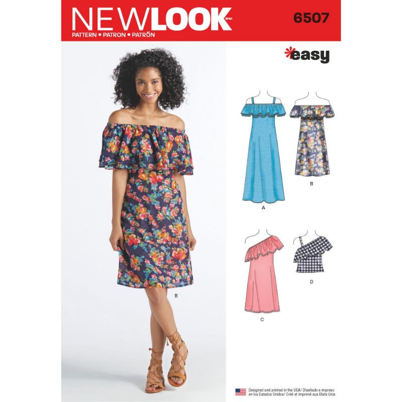 Picture of 81 NEW LOOK K6507: DRESS OR TOP SIZE 6-24