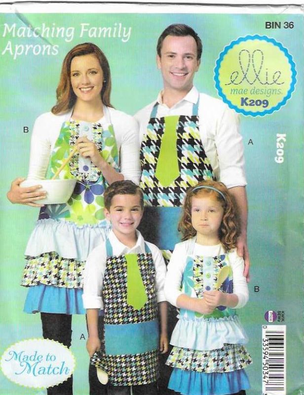 Picture of 31 ELLIE K209: MATCHING FAMILY APRONS 