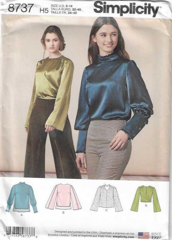 Picture of 3 SIMPLICITY 8737: TOPS SIZE 6-14
