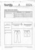 Picture of B293 BURDA 9324: PANTS SIZE 9-14