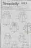 Picture of B136 SIMPLICITY 8689: TOPS & DRESS SIZE 14-22