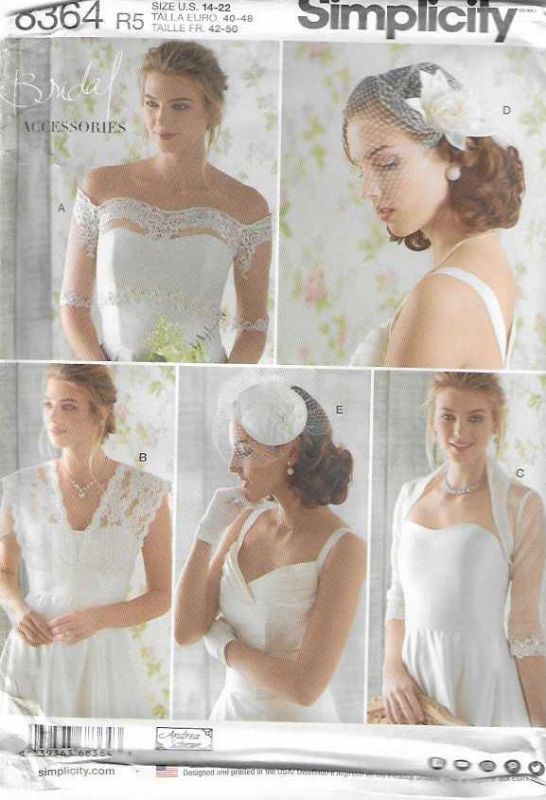 Picture of B245 SIMPLICITY 8364: COVER-UPS & HAT  SIZE 14-22