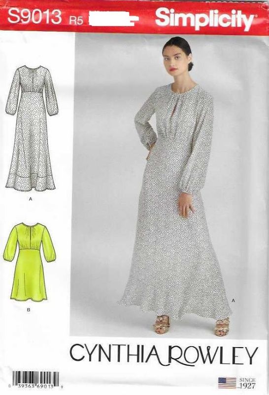 Picture of B208 SIMPLICITY S9013: DRESS SIZE 14-22