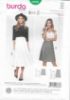Picture of B136 BURDA 6880: SKIRT SIZE 10-20