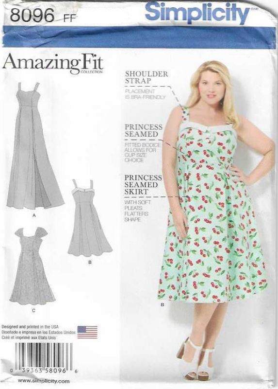 Picture of A34 SIMPLICITY 8096: AMAZING FIT (DRESS) SIZE 18-24