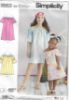 Picture of 51 SIMPLICITY 8663: GIRL'S DRESS SIZE 7-14