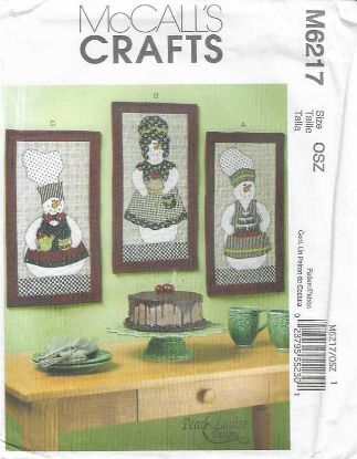Picture of XX1 McCALL'S M6217: SNOWPEOPLE MINI QUILTS SIZE 11.5 x20"
