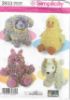 Picture of 76 SIMPLICITY 3933: LOOPY ANIMALS SIZE 15" or 38cm TALL