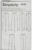 Picture of B214 SIMPLICITY 8698: WOMAN'S PANTS SIZE 6-24