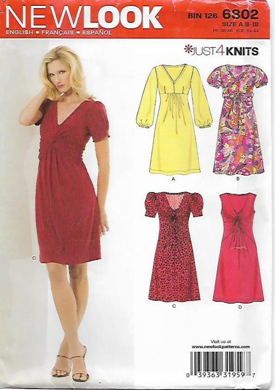 Picture of C273 NEW LOOK 6802: DRESS SIZE 8-18