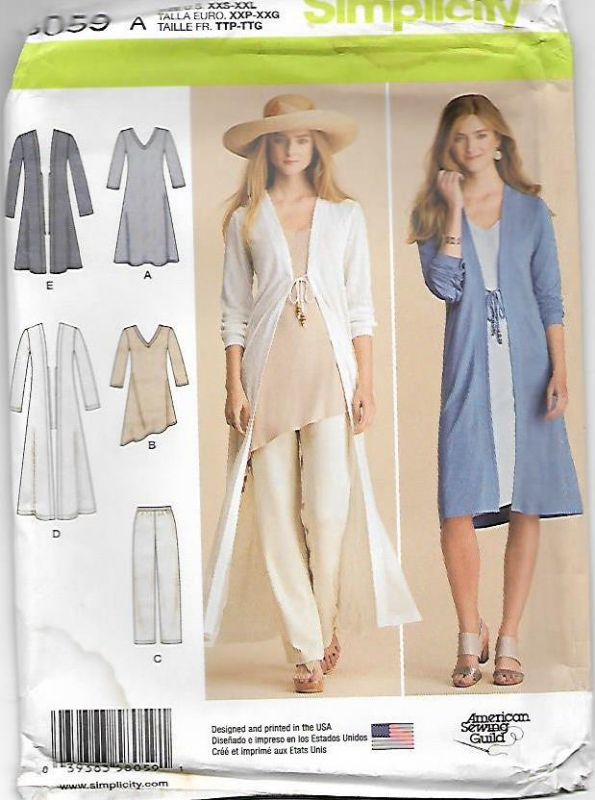 Picture of A68 SIMPLICITY 8059: JACKET, TOP, DRESS & PANTS SIZE 4-26