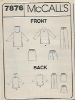 Picture of C285 McCALL'S 7876: TOP, PANTS ,SHORTS & SKIRT'S SIZE 8-10