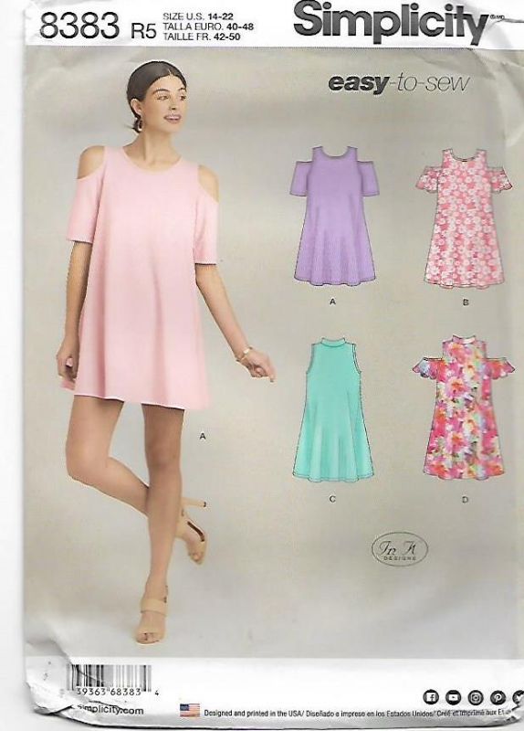 Picture of B110 SIMPLICITY 8383: DRESS SIZE 6-14