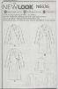 Picture of B124 NEW LOOK N6636: JACKET OR COAT SIZE 10-22
