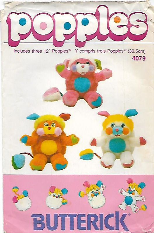 Picture of C75 BUTTERICK 4079: POPPLES SIZE 12" or 30.5cm 