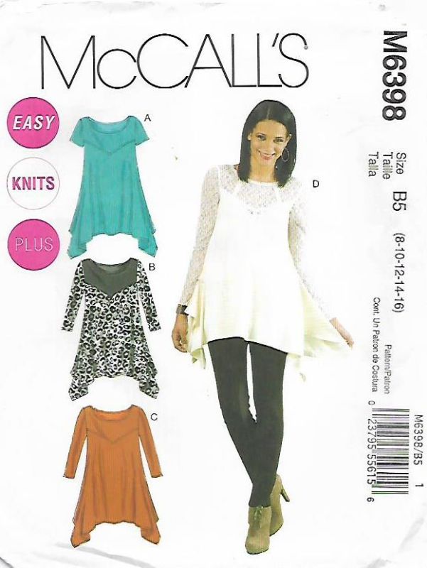 Picture of C243 McCALL'S M6398: TOP SIZE 8-16