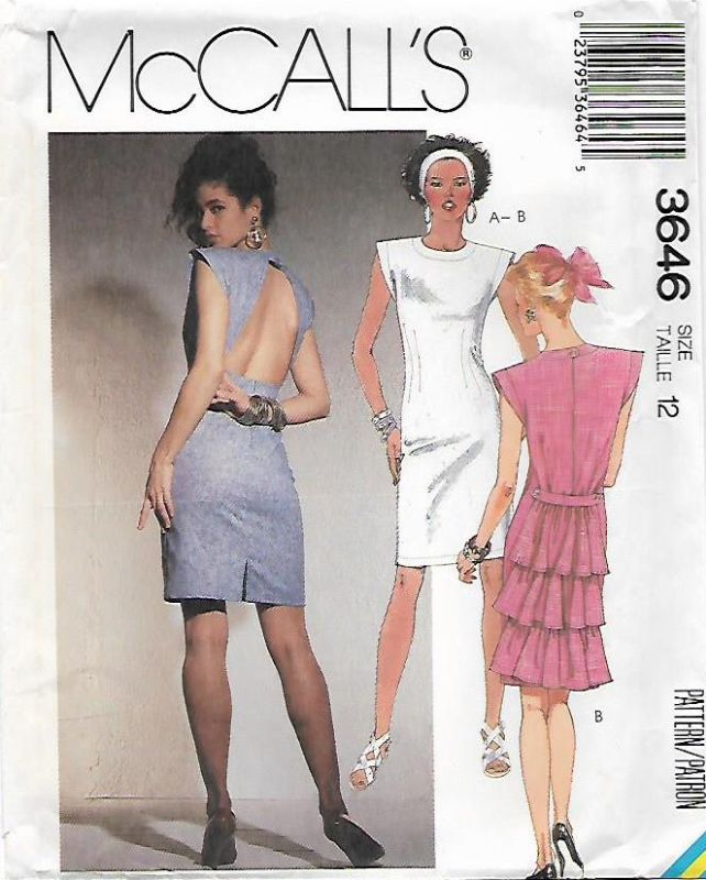 Picture of A96 McCALL'S 3646: DRESS SIZE 12 ONLY 
