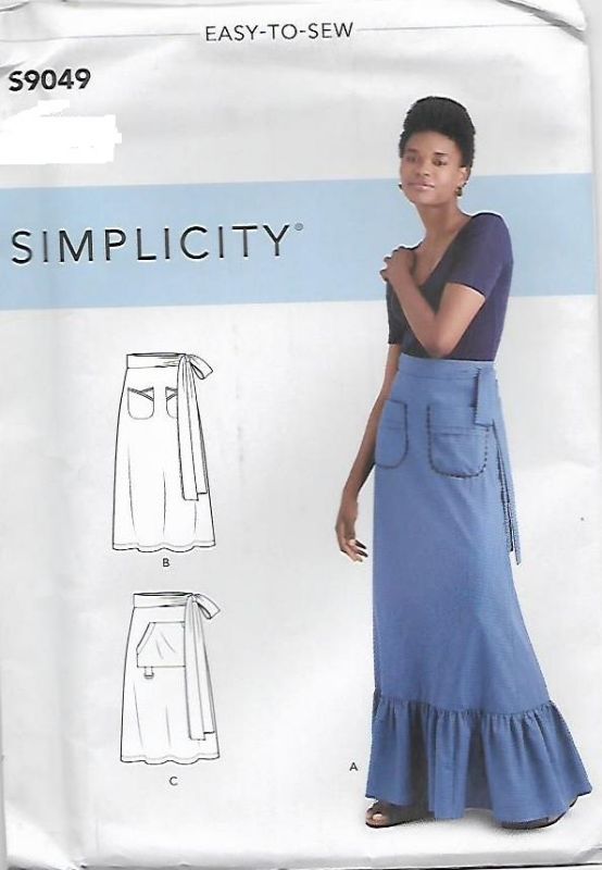 Picture of B207 SIMPLICITY S9049: BACK WRAPPED SKIRT SIZE 6-14
