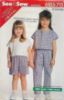 Picture of C160 SEE/SEW 6185-715: GIRL'S TOP & PANTS SIZE 5-6