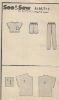 Picture of C160 SEE/SEW 6185-715: GIRL'S TOP & PANTS SIZE 5-6