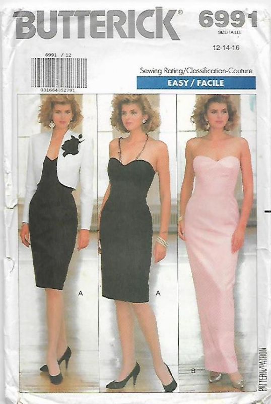 Picture of A109 BUTTERICK 6991:JACKET & DRESS SIZE 12-16