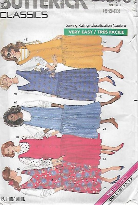Picture of C304 BUTTERICK 4318:TOP & JUMPER SIZE 6-10