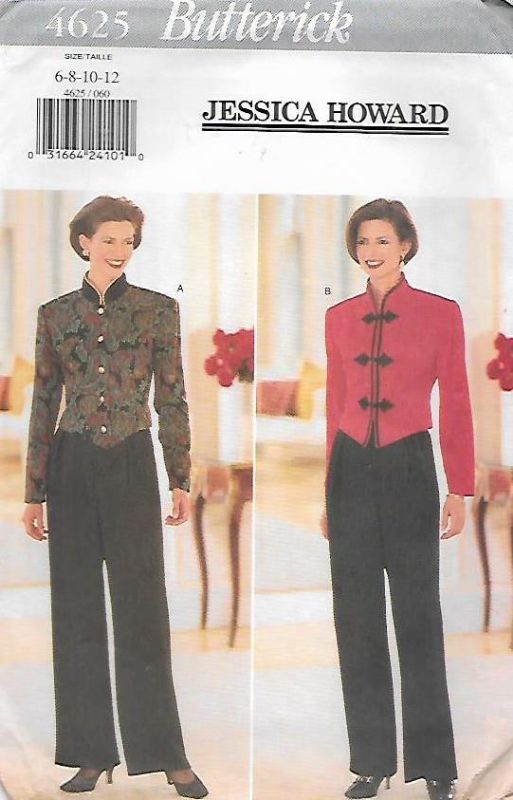 Picture of C302 BUTTERICK 4625:TOPS & PANTS SIZE 6-12