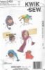 Picture of A52 KWIK*SEW 2450:HATS & SLIPPERS SIZE XS-XL